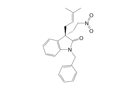 (S)-1-Benzyl-3-(3-methylbut-2-enyl)-3-(2-nitroethyl)-2-oxindole