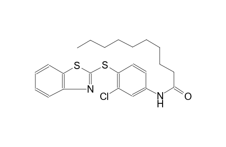 decanamide, N-[4-(2-benzothiazolylthio)-3-chlorophenyl]-