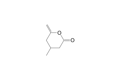 4-Methyl-6-methylene-2-oxanone
