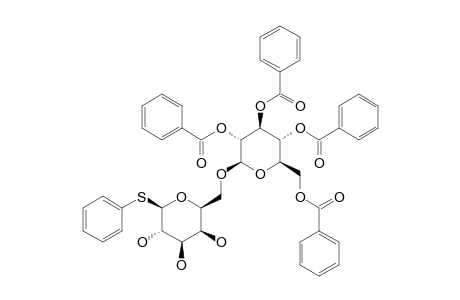 PHENYL-2,3,4,6-TETRA-O-BENZOYL-BETA-D-GLUCOPYRANOSYL-(1->6)-1-THIO-BETA-D-GALACTOPYRANOSIDE