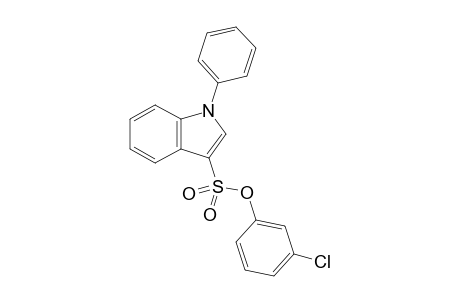 3-Chlorophenyl 1-phenyl-1H-indole-3-sulfonate