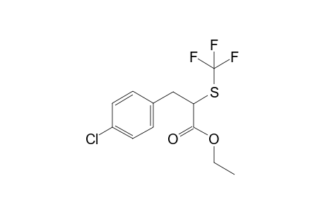 2-[(trifluoromethyl)thio]-3-(4-chlorophenyl)propanoic acid ethyl ester