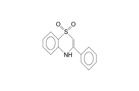 4H-1,4-Benzothiazine, 3-phenyl-, 1,1-dioxide