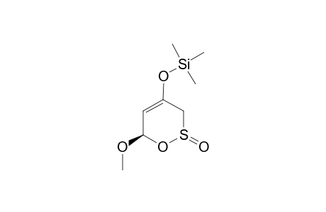 (2RS,6SR)-3,6-DIHYDRO-6-METHOXY-4-[(TRIMETHYLSILYL)-OXY]-1,2-OXATHIIN-2-OXIDE
