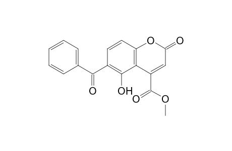 Methyl 6-benzoyl-5-hydroxy-2-oxo-2H-chromene-4-carboxylate