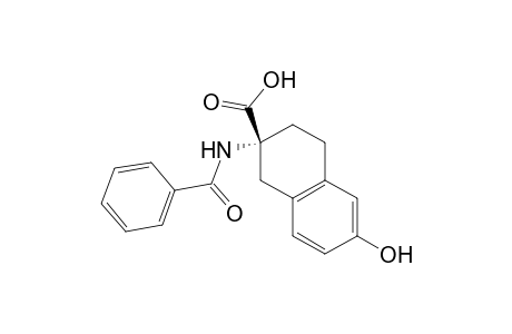 (R)-2-Benzamido-1,2,3,4-tetrahydro-6-hydroxynaphthalene-2-carboxylic acid