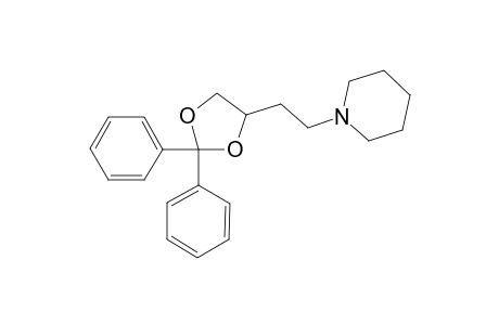 1-[2-(2,2-Diphenyl-1,3-dioxolan-4-yl)ethyl]piperidine