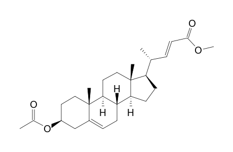 Methyl(20R,22E)-3.beta.-Acetoxychola-5,22-dienate