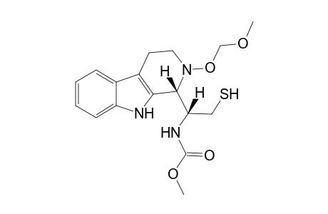 Methyl N-[(1R)-1-[(1R)-2-(methoxymethoxy)-1,3,4,9-tetrahydropyrido[3,4-b]indol-1-yl]-2-sulfanyl-ethyl]carbamate