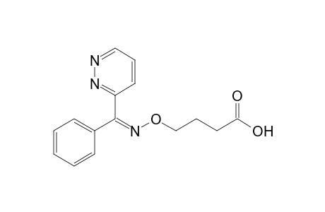 (E)-4-[[[Phenyl(3-pyridazin)methylene]amino]oxy]butanoic acid