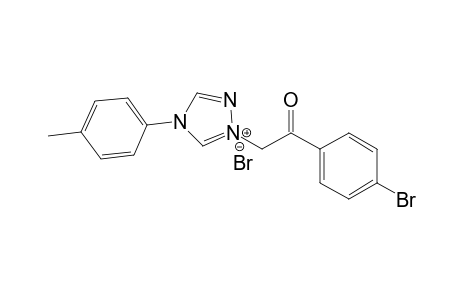 1-(4'-Bromophenacyl)-4-(4-tolyl)-1,2,4-triazol-1-ium bromide