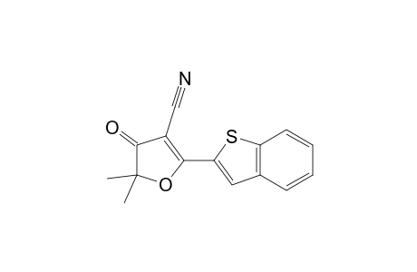 2-(1-Benzothiophen-2-yl)-5,5-dimethyl-4-oxo-4,5-dihydrofuran-3-carbonitrile
