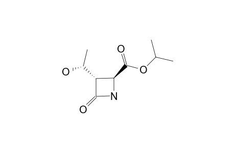 (1'R,3S,4S)-4-(ISOPROPYLOXYCARBONYL)-3-(1-HYDROXYETHYL)-AZETIDIN-2-ONE