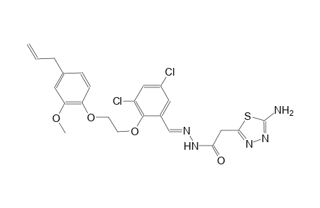 N'-((E)-{2-[2-(4-allyl-2-methoxyphenoxy)ethoxy]-3,5-dichlorophenyl}methylidene)-2-(5-amino-1,3,4-thiadiazol-2-yl)acetohydrazide