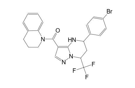 1-{[5-(4-bromophenyl)-7-(trifluoromethyl)-4,5,6,7-tetrahydropyrazolo[1,5-a]pyrimidin-3-yl]carbonyl}-1,2,3,4-tetrahydroquinoline