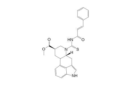 Ergoline-8-carboxylic acid, 6-[[(1-oxo-3-phenyl-2-propenyl)amino]thioxomethyl]-, methyl ester, (8.beta.)-