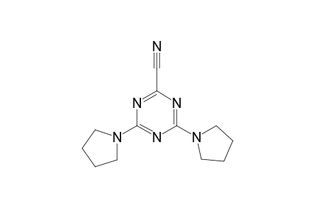 4,6-bis(1-pyrrolidinyl)-1,3,5-triazine-2-carbonitrile