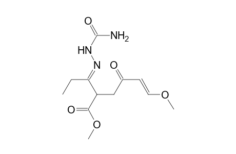Methyl (E)-2-{1-[2-(aminocarbonyl)hydrazono]propyl}-6-methoxy-4-oxo-5-hexenoate