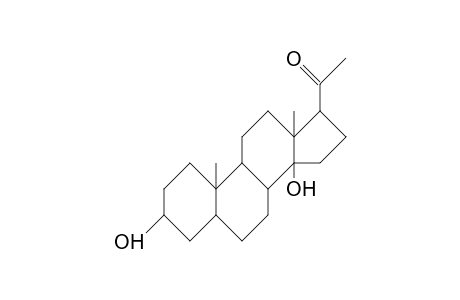 17b-Acetyl-5b,14b-androstane-3b,14b-diol