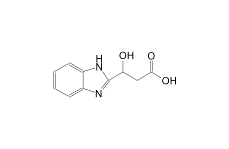 1H-benzimidazole-2-propanoic acid, beta-hydroxy-