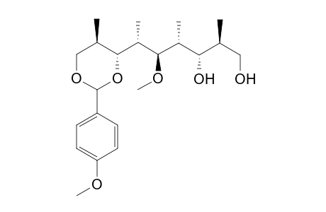 7,9-(p-Methoxyphenylidenedioxy)-5-methoxy-2,4,6,8-tetraamethylnonan-1,3-diol
