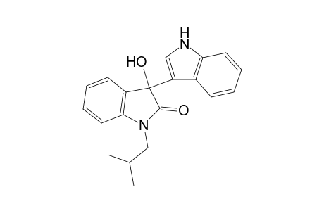 2H-Indol-2-one, 1,3-dihydro-3-hydroxy-3-(1H-indol-3-yl)-1-(2-methylpropyl)-