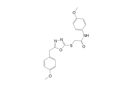 2-{[5-(4-methoxybenzyl)-1,3,4-oxadiazol-2-yl]sulfanyl}-N-(4-methoxyphenyl)acetamide