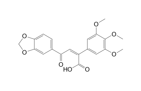 (Z)-2-(3,4,5-Trimethoxyphenyl)-4-(3,4-methylenedioxyphenyl)-4-oxo-2-butenoic acid