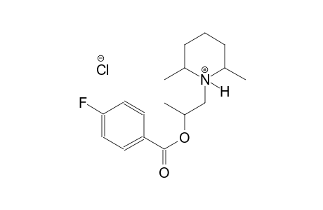 1-{2-[(4-fluorobenzoyl)oxy]propyl}-2,6-dimethylpiperidinium chloride