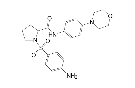 1-(4-aminophenyl)sulfonyl-N-(4-morpholin-4-ylphenyl)pyrrolidine-2-carboxamide