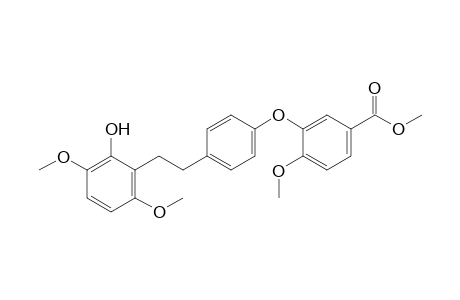 3-[4-[2-(2-hydroxy-3,6-dimethoxy-phenyl)ethyl]phenoxy]-4-methoxy-benzoic acid methyl ester
