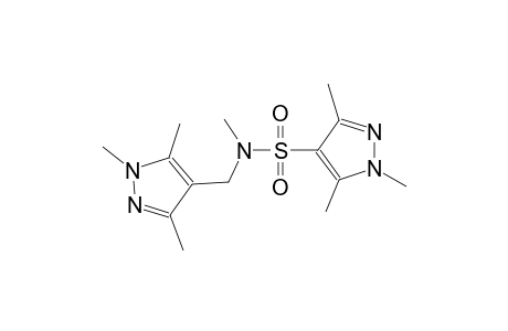 1H-pyrazole-4-sulfonamide, N,1,3,5-tetramethyl-N-[(1,3,5-trimethyl-1H-pyrazol-4-yl)methyl]-