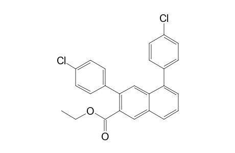 Ethyl 3,5-Bis(4-chlorophenyl)-2-naphthoate