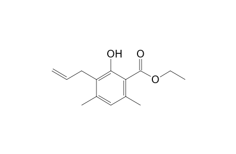 Ethyl 3-allyl-2-hydroxy-4,6-dimethylbenzoate