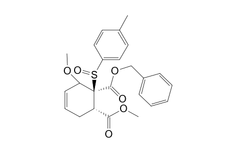 (S(1),S(2),R(3),S(8))-2-Benzyl 1-Methyl 3-Methoxy-2-(p-tolylsulfinyl)-4-cyclohexadiene-1,2-dicarboxylate