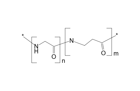 Copoly(amide-2-amide-3), poly(glycyl-beta-alanine) poly(iminomethylene-carbonyliminodimethylene-carbonyl)