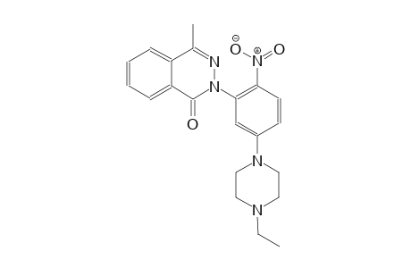 2-[5-(4-ethyl-1-piperazinyl)-2-nitrophenyl]-4-methyl-1(2H)-phthalazinone