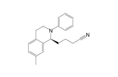 4-[(1S)-7-methyl-2-phenyl-3,4-dihydro-1H-isoquinolin-1-yl]butanenitrile
