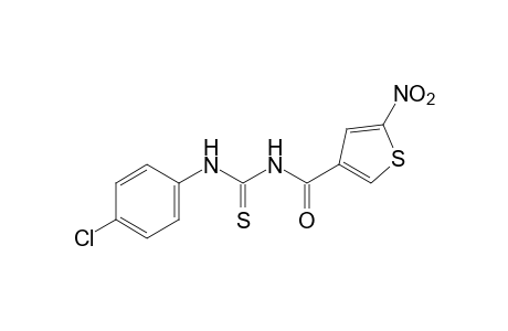 1-(p-chlorophenyl)-3-(5-nitro-3-thenoyl)-2-thiourea