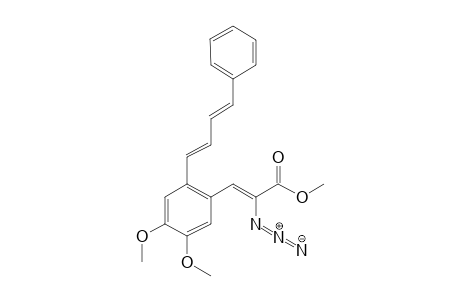 Methyl .alpha.-azido-2-[4'-phenylbuta-1',3'-dienyl)-4,5-dimethoxycinnamate