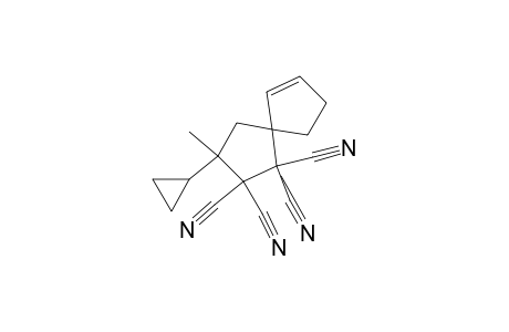 3-Cyclopropyl-3-methylspiro[4.4]non-6-ene-1,1,2,2-tetracarbonitrile