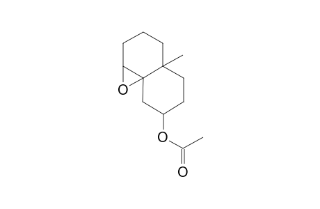 Acetic acid, 4a-methyl-octahydro-1-oxacyclopropa[d]naphthalen-7-yl ester