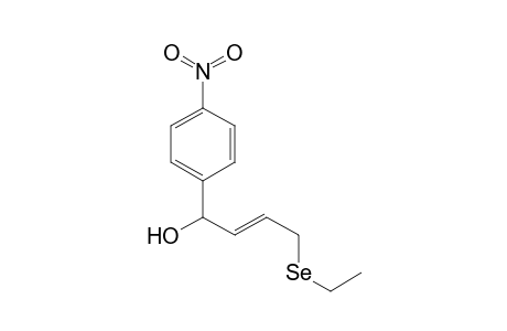 1-(p-Nitrophenyl)-4-(ethylselanyl)but-2-en-1-ol