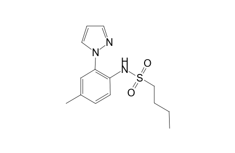 N-{4-Methyl-2-(1H-pyrazol-1-yl)phenyl}n-butane-1-sulfonamide