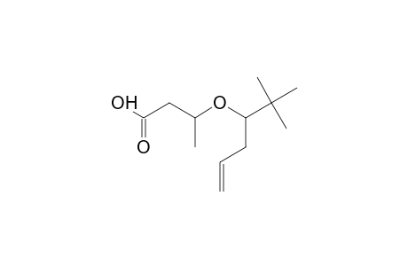 3-[(1-tert-Butyl-3-butenyl)oxy]butanoic acid