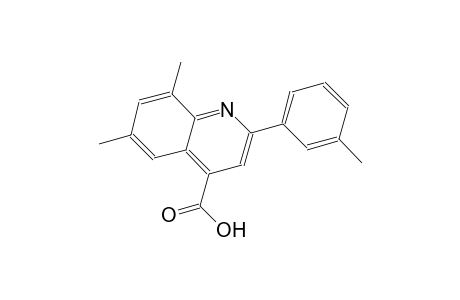 6,8-dimethyl-2-(3-methylphenyl)-4-quinolinecarboxylic acid