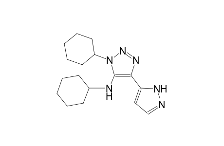 N,1-dicyclohexyl-4-(1H-pyrazol-5-yl)-1H-1,2,3-triazol-5-amine