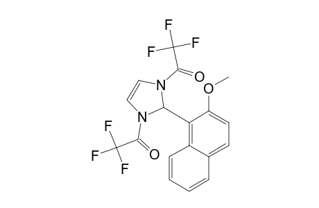 2,2,2-trifluoro-1-[2-(2-methoxy-1-naphthalenyl)-3-(2,2,2-trifluoro-1-oxoethyl)-2H-imidazol-1-yl]ethanone