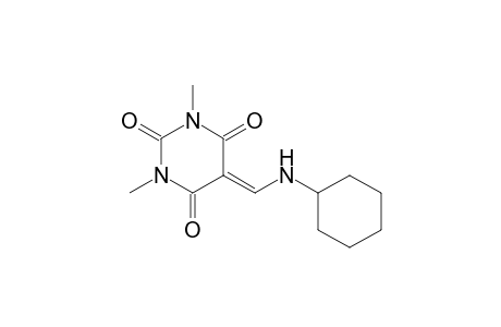 5-[(cyclohexylamino)methylene]-1,3-dimethyl-barbituric acid
