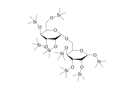 (((3R,4R,5S,6R)-6-((((2S,3R,4R,5S,6R)-3,4,5-tris((trimethylsilyl)oxy)-6-(((trimethylsilyl)oxy)methyl)tetrahydro-2H-pyran-2-yl)oxy)methyl)tetrahydro-2H-pyran-2,3,4,5-tetrayl)tetrakis(oxy))tetrakis(trimethylsilane)